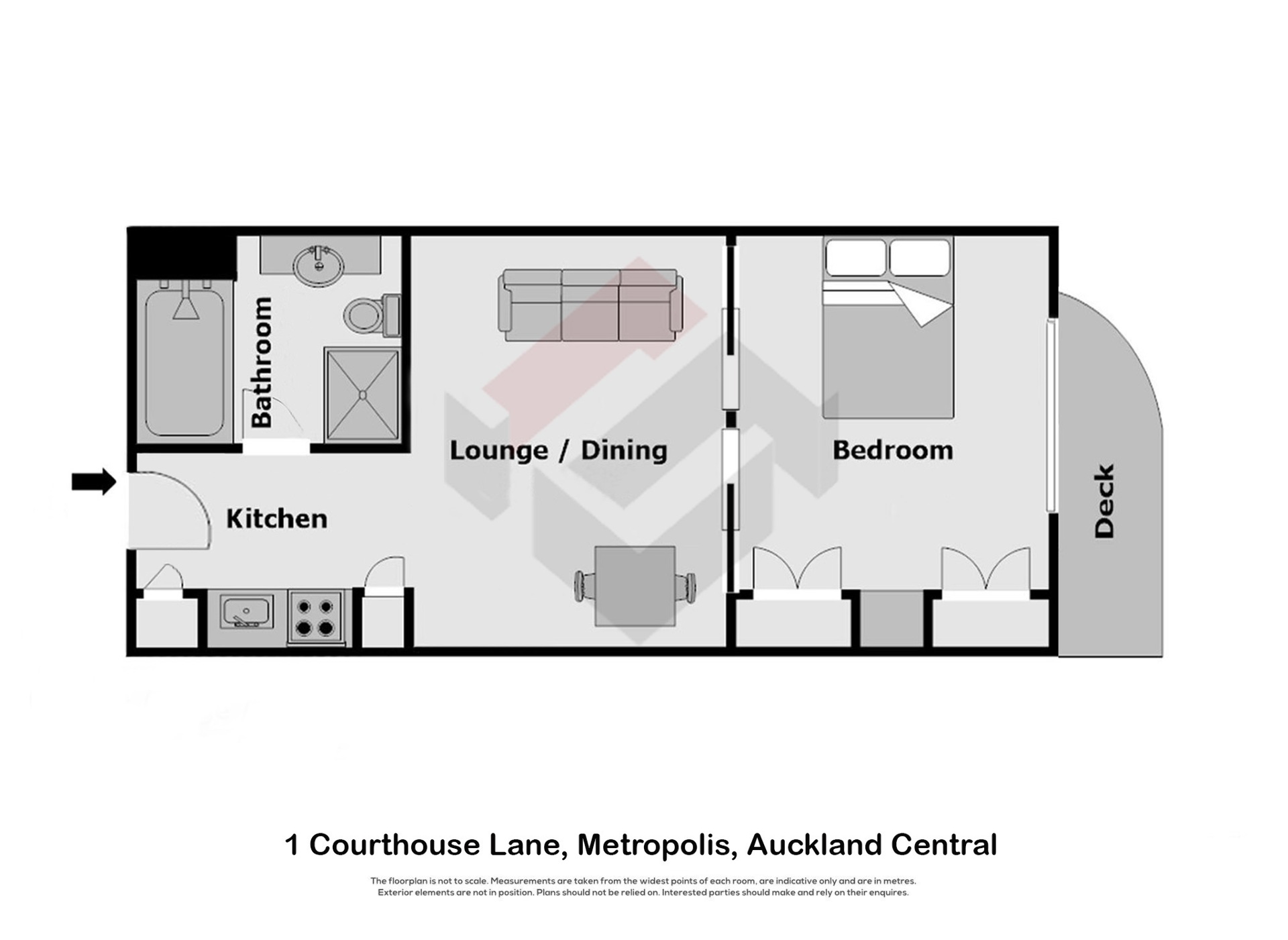 1 Courthouse Lane, City Centre | Apartment Specialists Auckland Floorplan | 1 Courthouse Lane, City Centre | Apartment Specialists