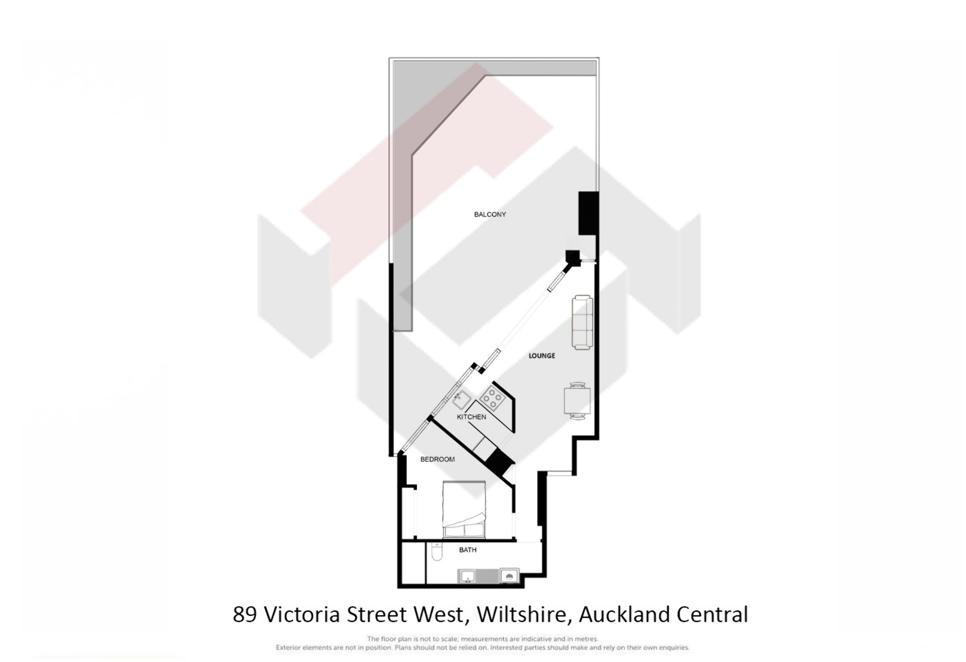 Floorplan | 89 Victoria Street West, City Centre | Apartment Specialists