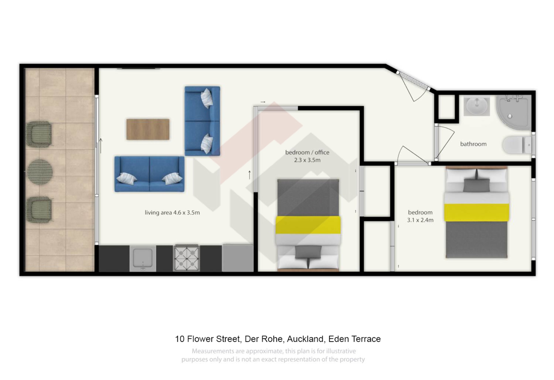 Floorplan | 10 Flower Street, Eden Terrace | Apartment Specialists