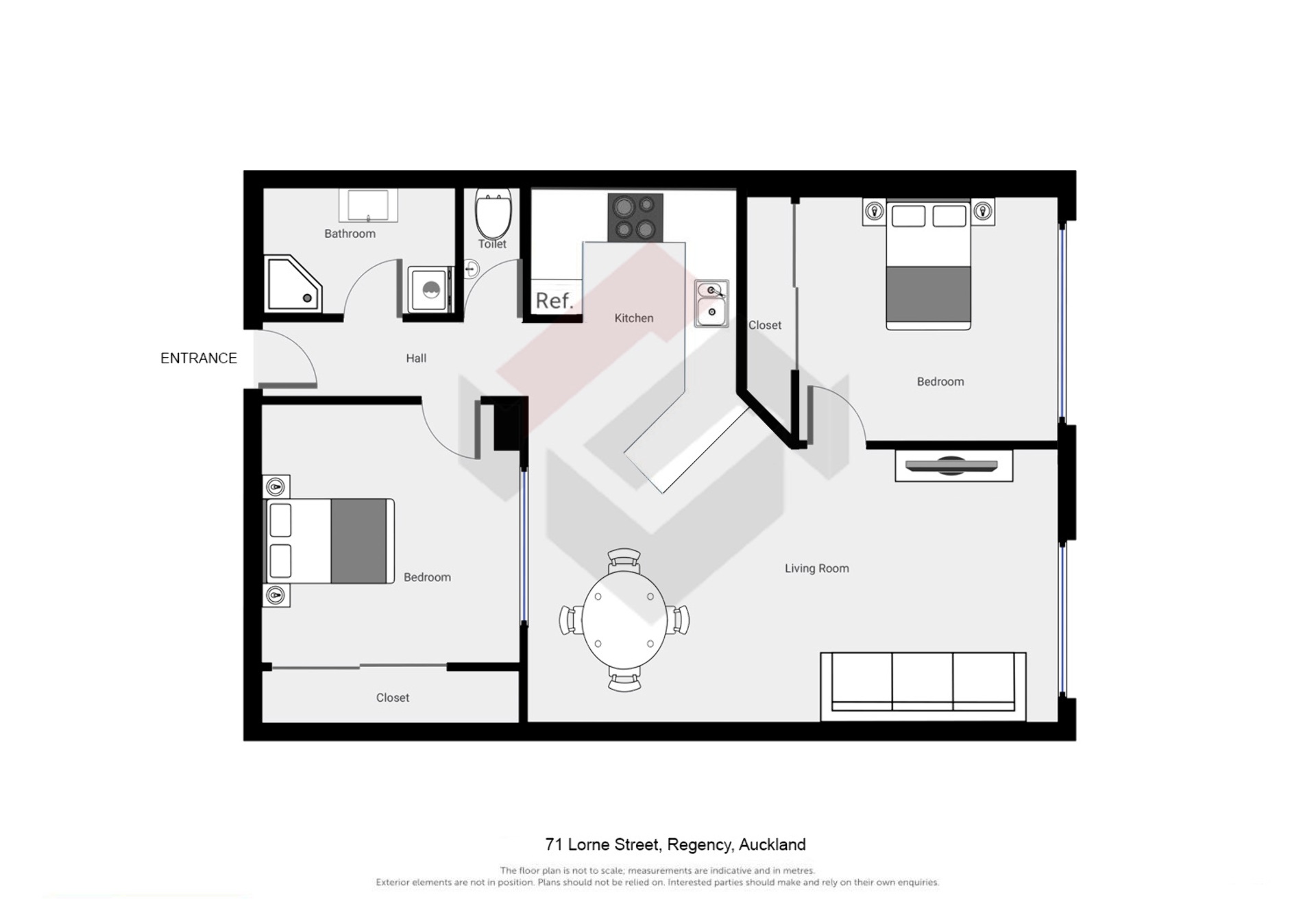 71 Lorne Street, City Centre | Apartment Specialists Auckland Floorplan | 71 Lorne Street, City Centre | Apartment Specialists