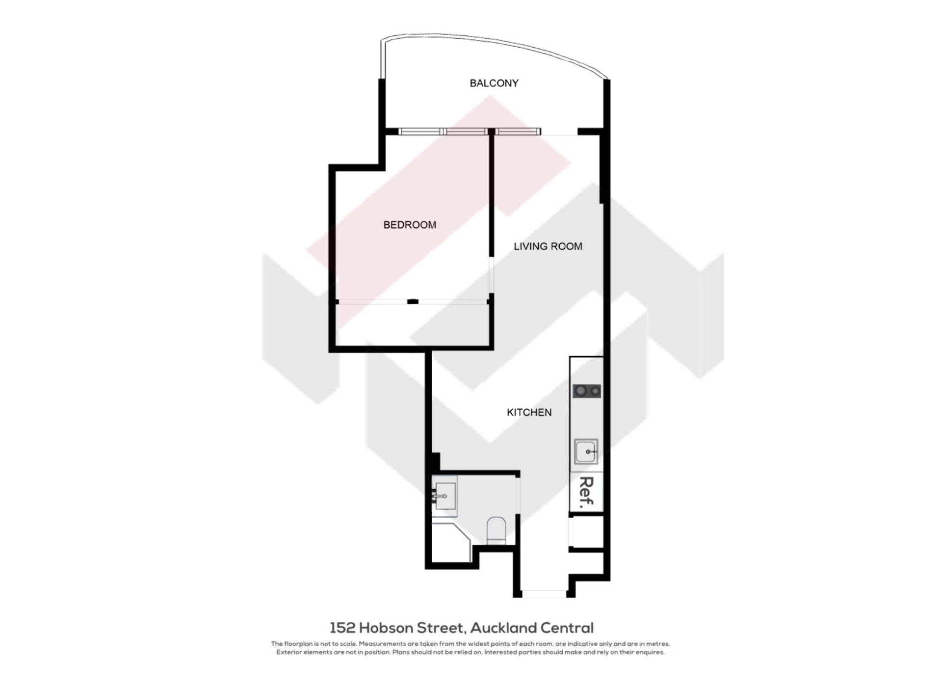 Floorplan | 152 Hobson Street, City Centre | Apartment Specialists
