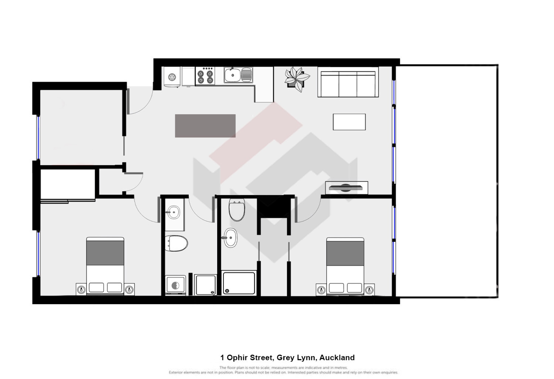 Floorplan | 1 Ophir Street, Grey Lynn | Apartment Specialists