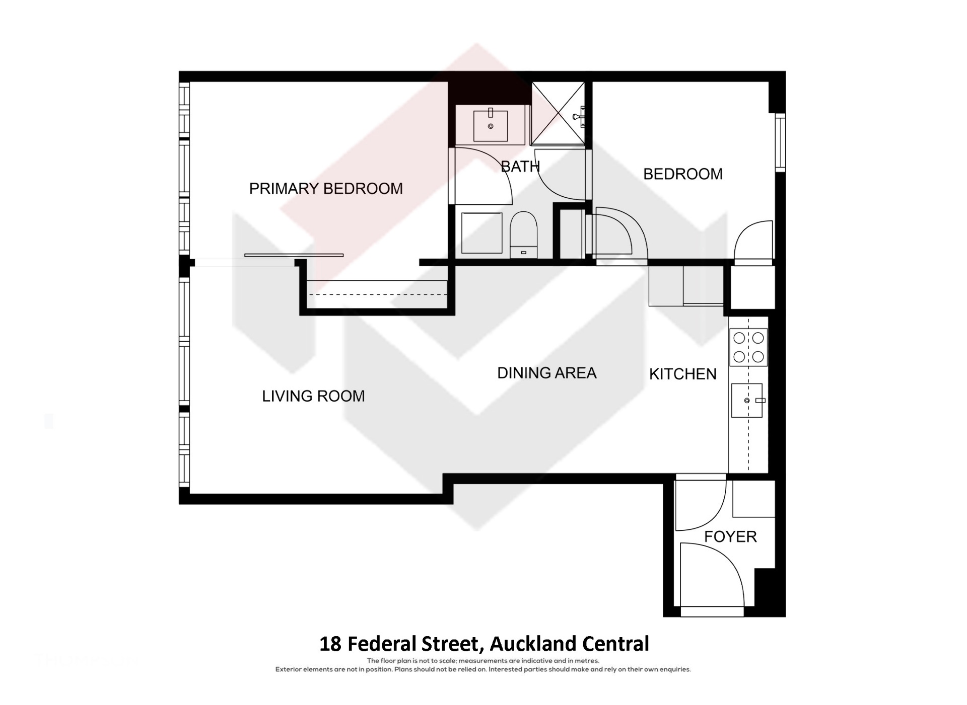 Floorplan | 18 Federal Street, City Centre | Apartment Specialists