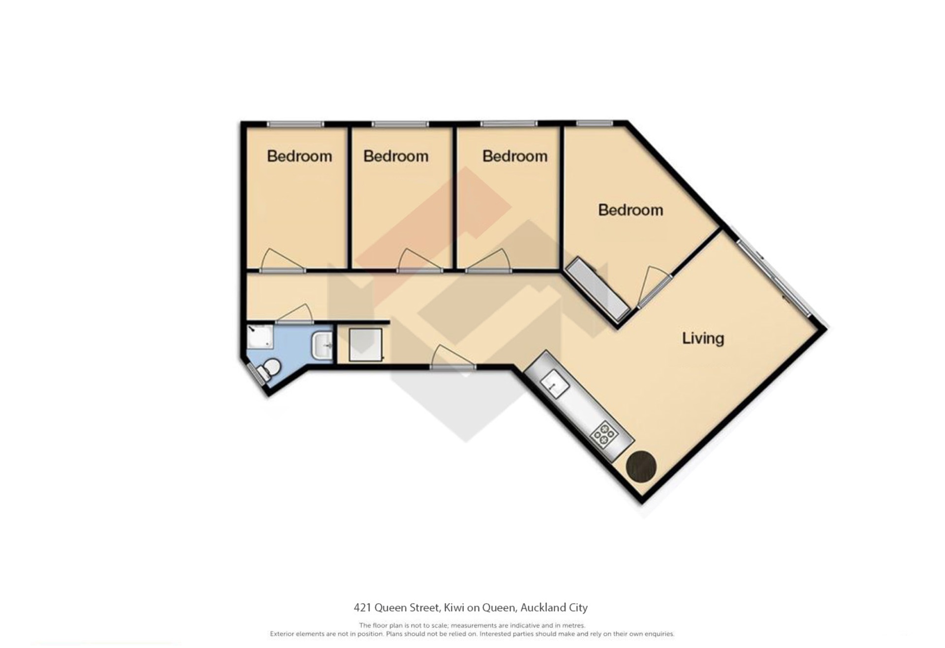 Floorplan | 421 Queen Street, City Centre | Apartment Specialists