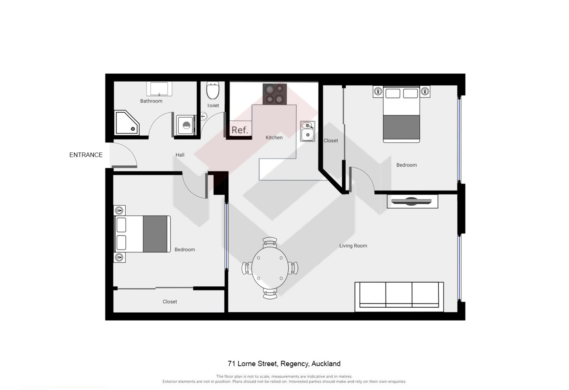 Floorplan | 71 Lorne St, City Centre | Apartment Specialists