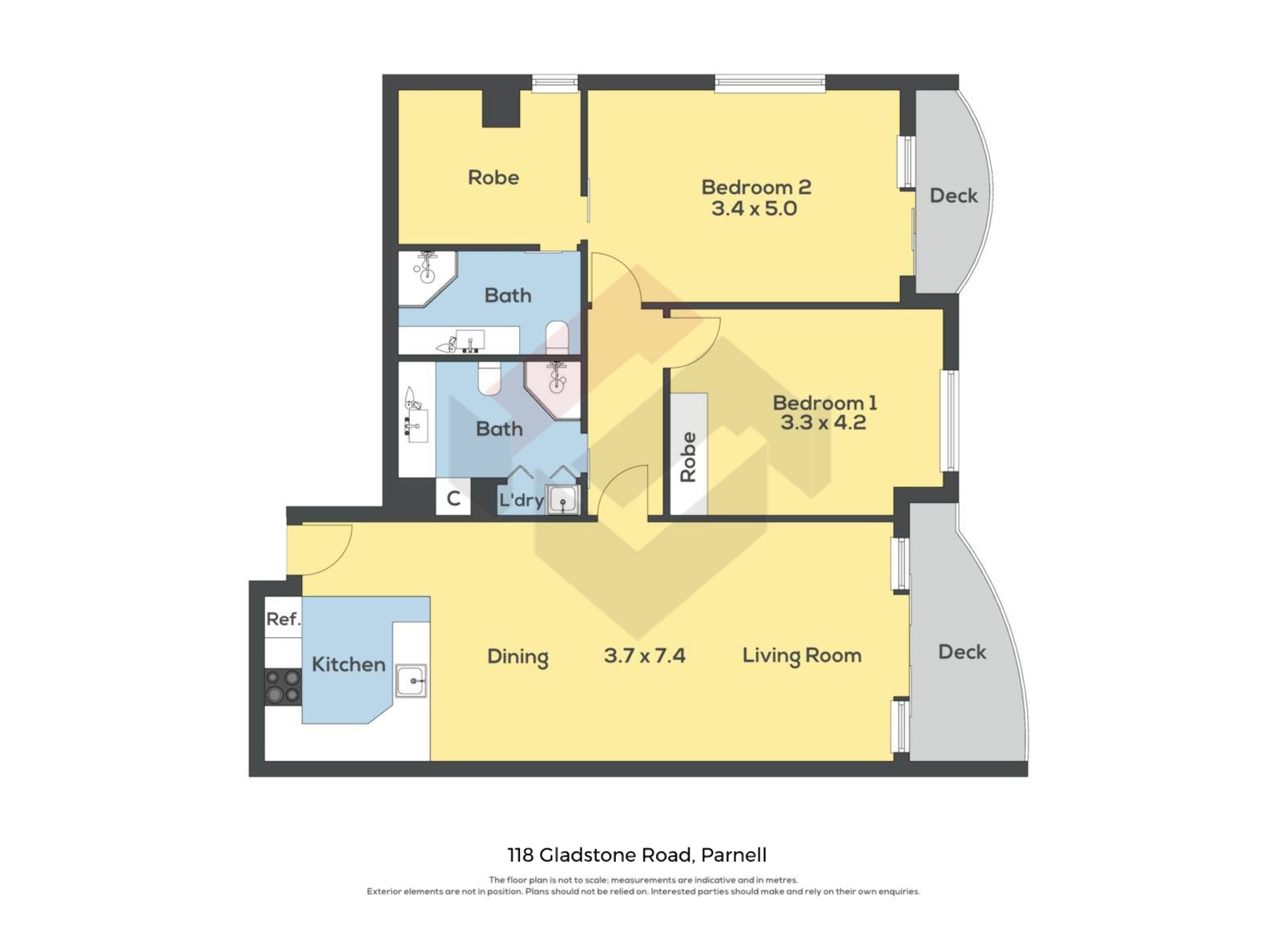 Floorplan | 118 Gladstone Road, Parnell | Apartment Specialists