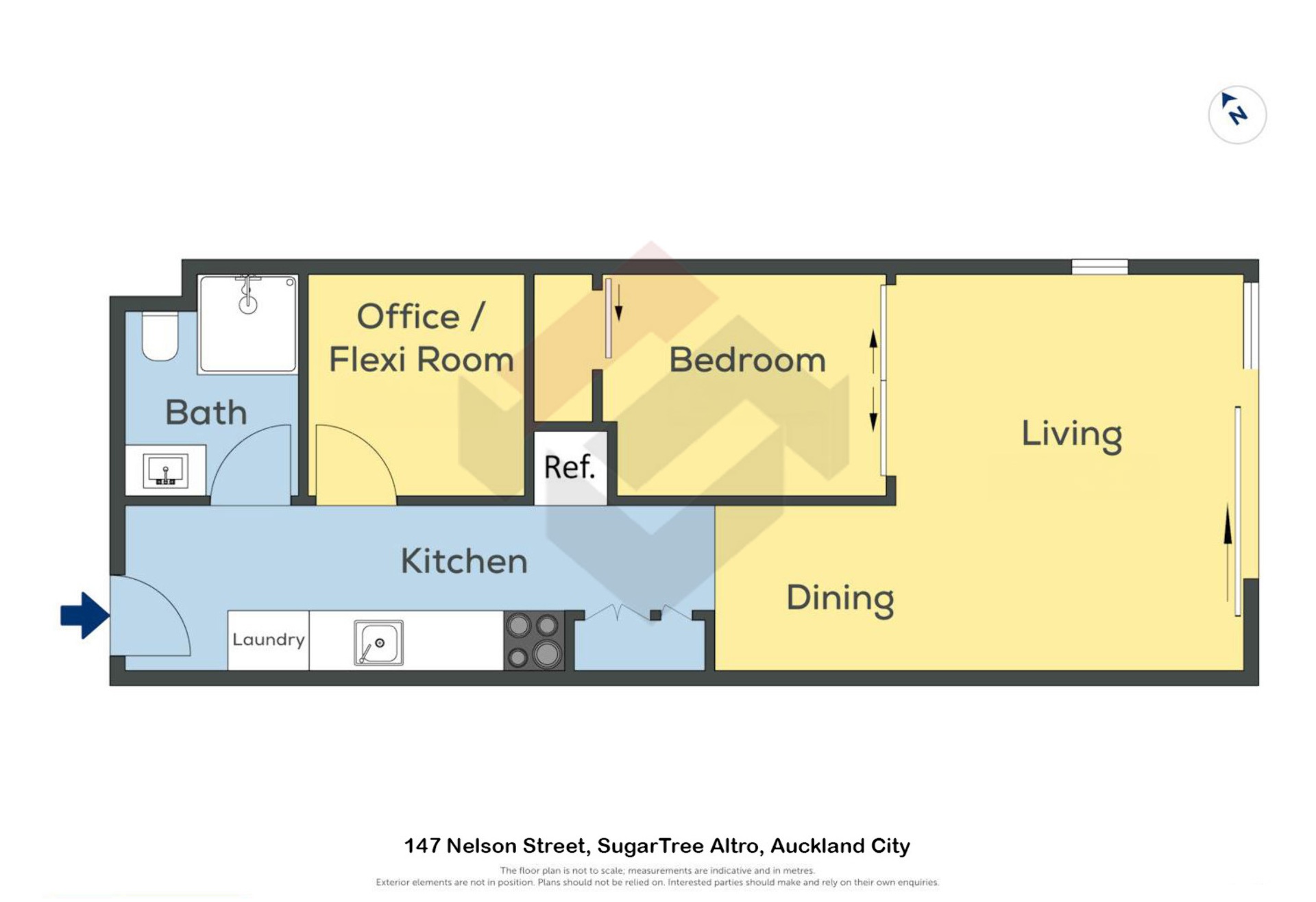 Floorplan | 620/147 Nelson Street, City Centre | Apartment Specialists