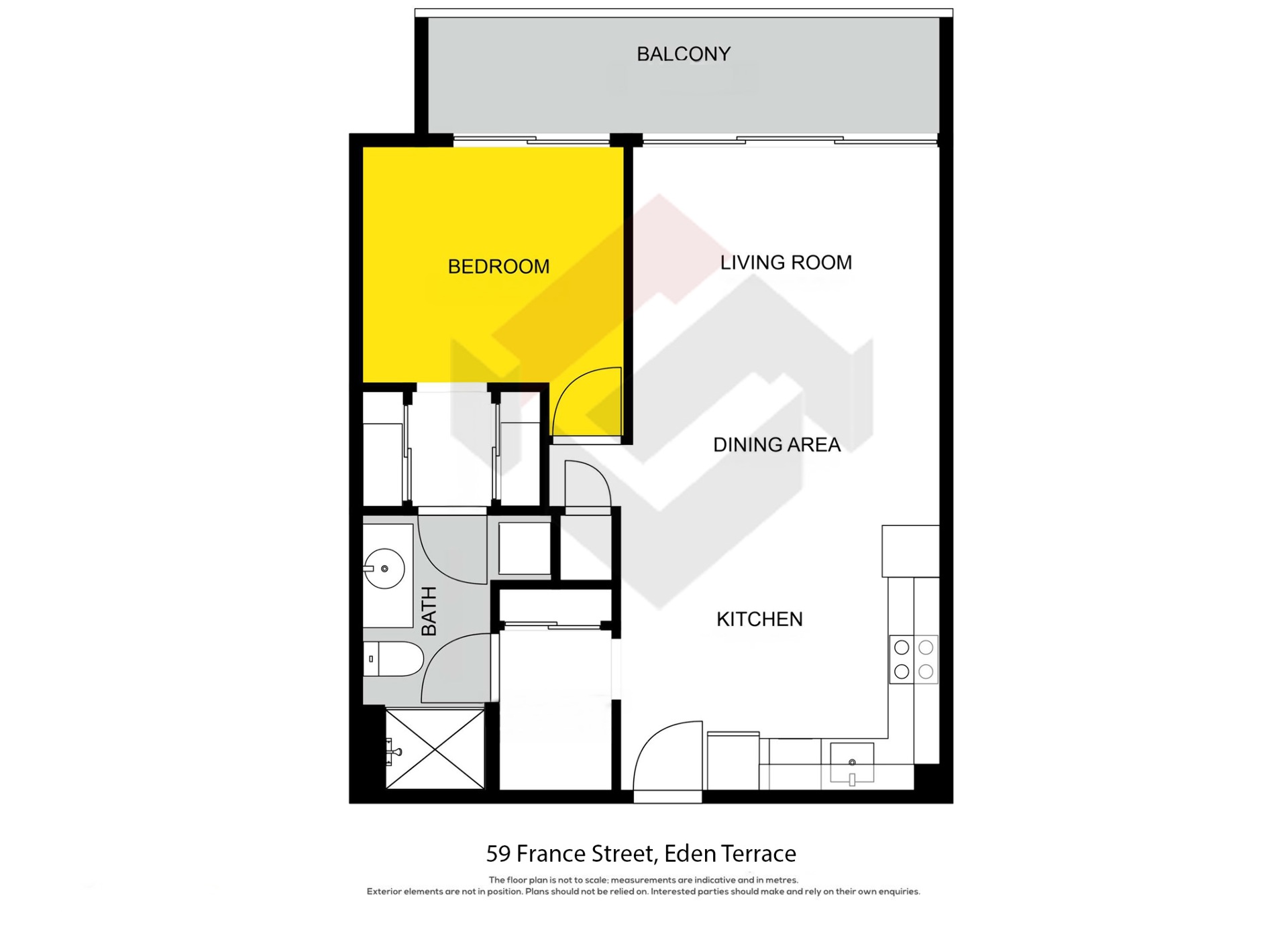 Floorplan | 802/59 France Street, Eden Terrace | Apartment Specialists