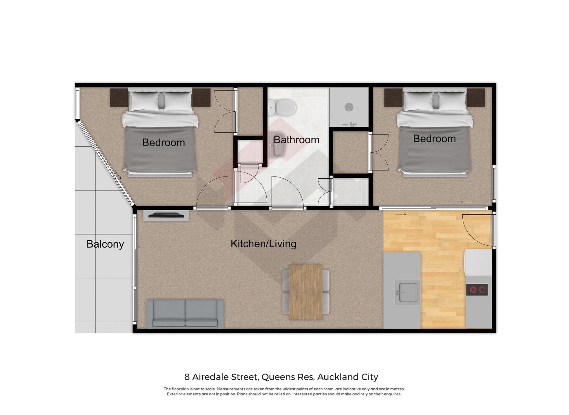 Floorplan | 8 Airedale Street, City Centre | Apartment Specialists