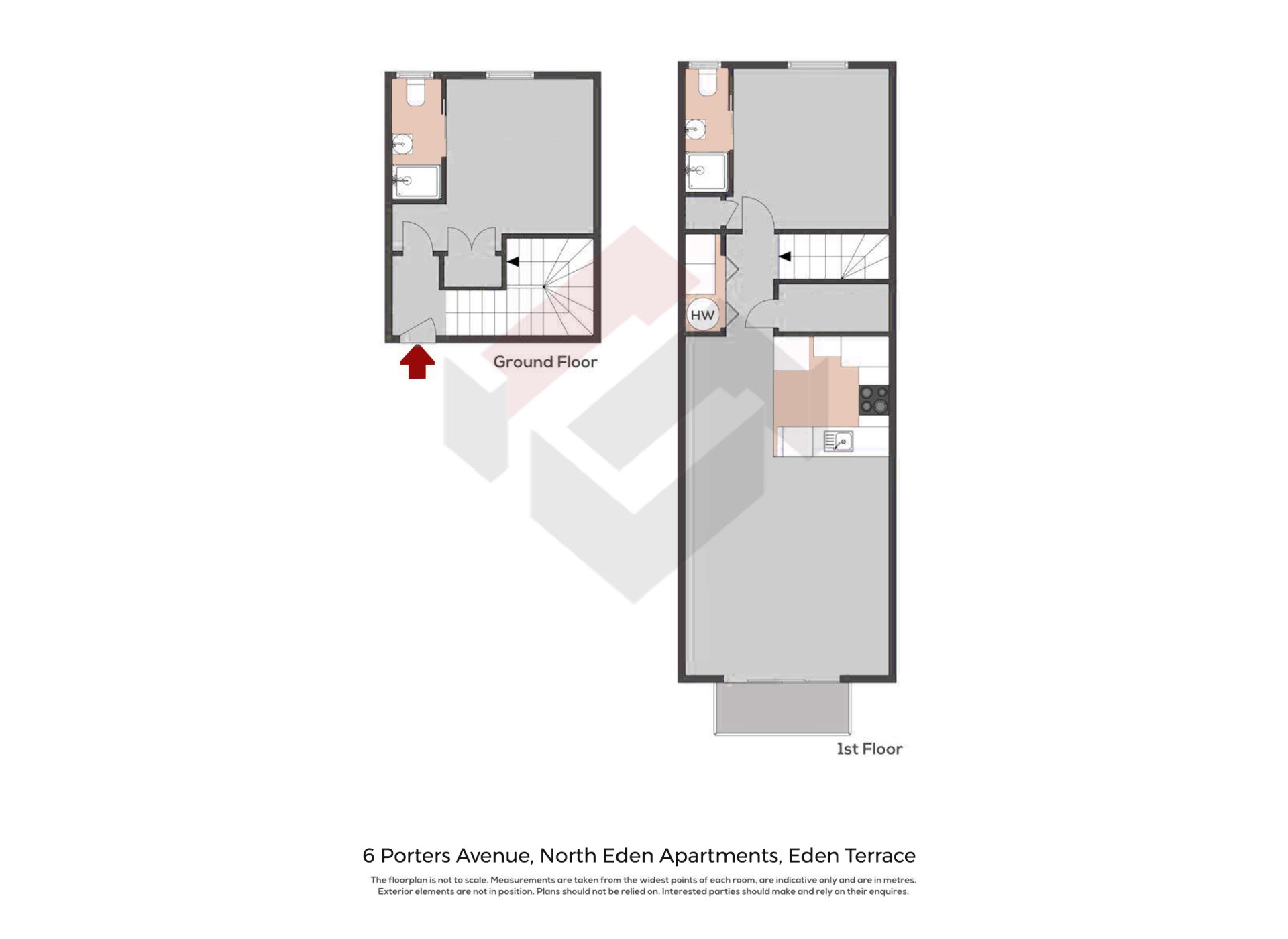 Floorplan | 6 Porters Avenue, Eden Terrace | Apartment Specialists